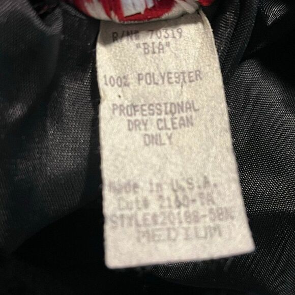 Vintage 80's/90's Y2K Black Velour Button Front Long Sleeve Collared Top Medium - Picture 11 of 14